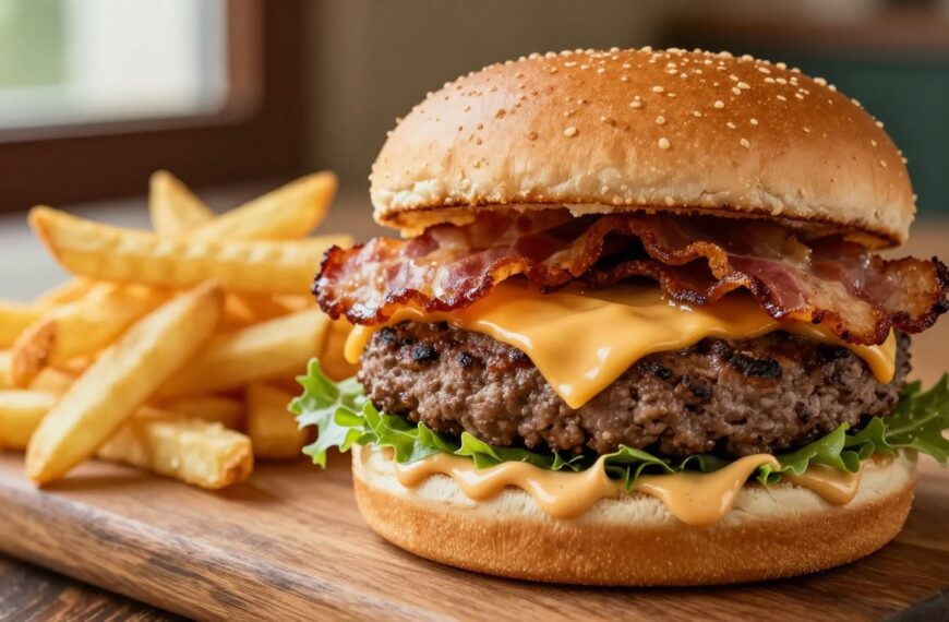 Ile kalorii ma Burger Drwala i co wpływa na jego wartość energetyczną