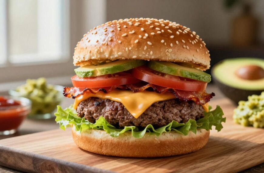 Ile kalorii ma burger i które składniki najbardziej zwiększają jego kaloryczność