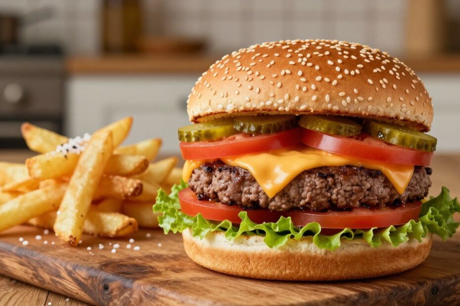 Ile kalorii ma burger wołowy