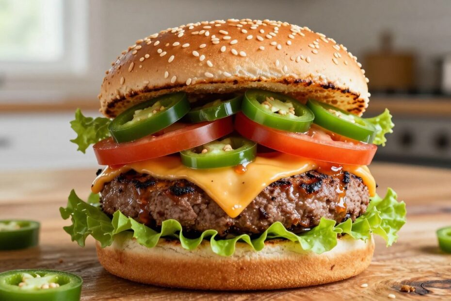 Ile kcal ma jalapeño burger