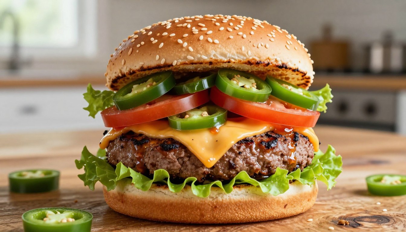 Ile kcal ma jalapeño burger