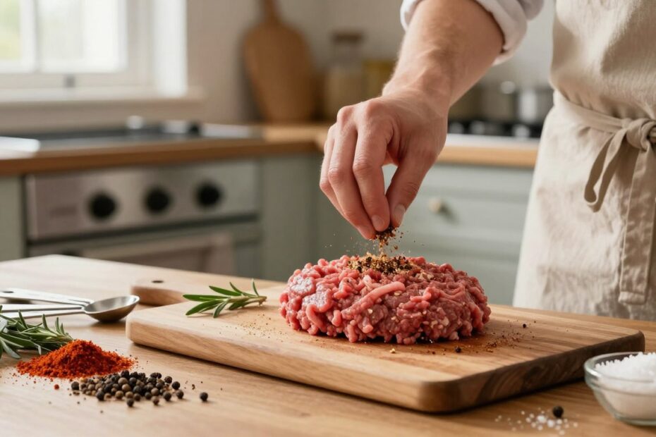 Jak przyprawić mięso na burgery