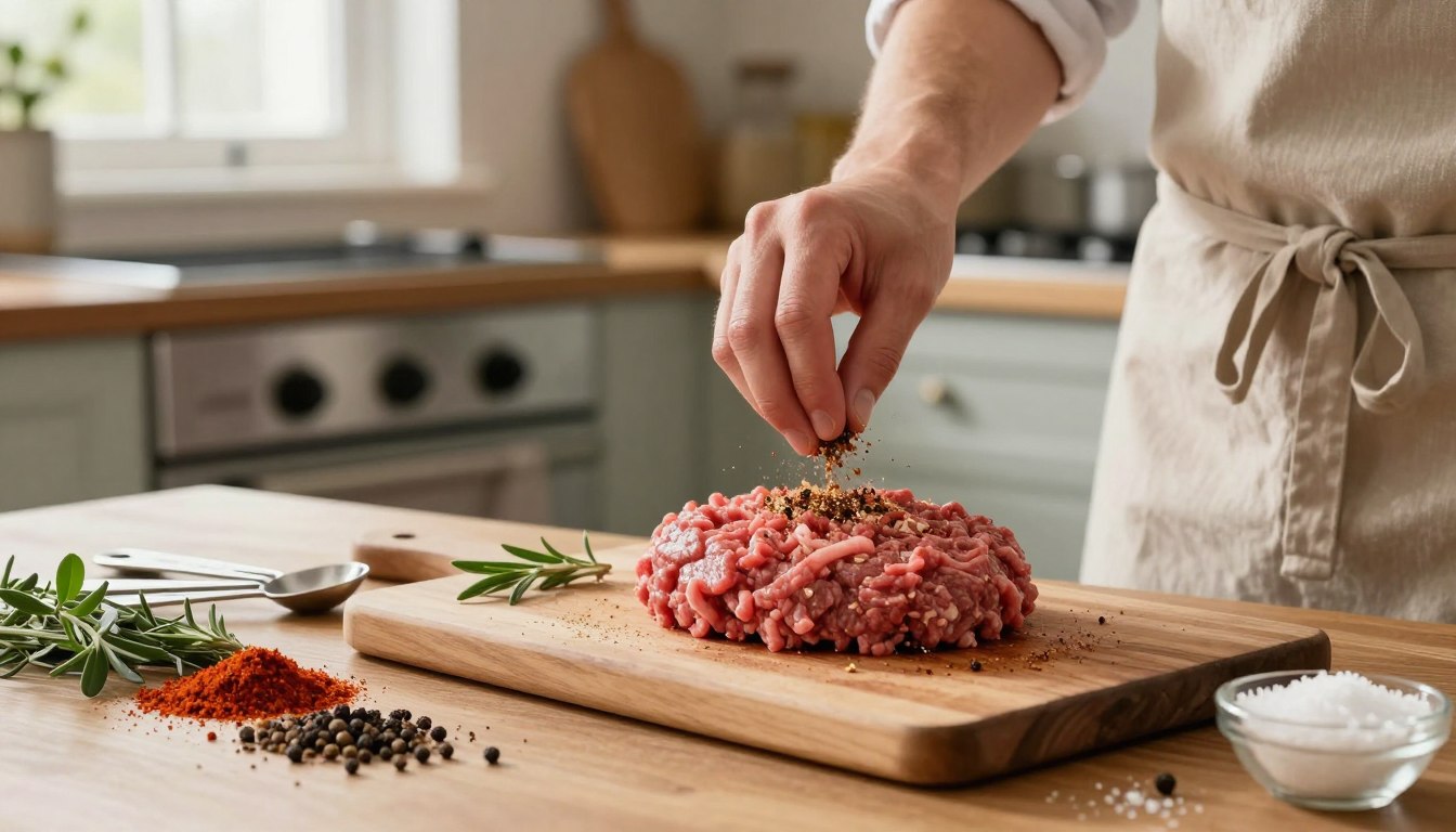 Jak przyprawić mięso na burgery