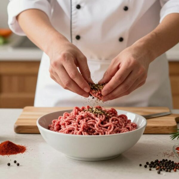 Jak przyprawić mięso wołowe na burgery bez zagłuszania naturalnego aromatu