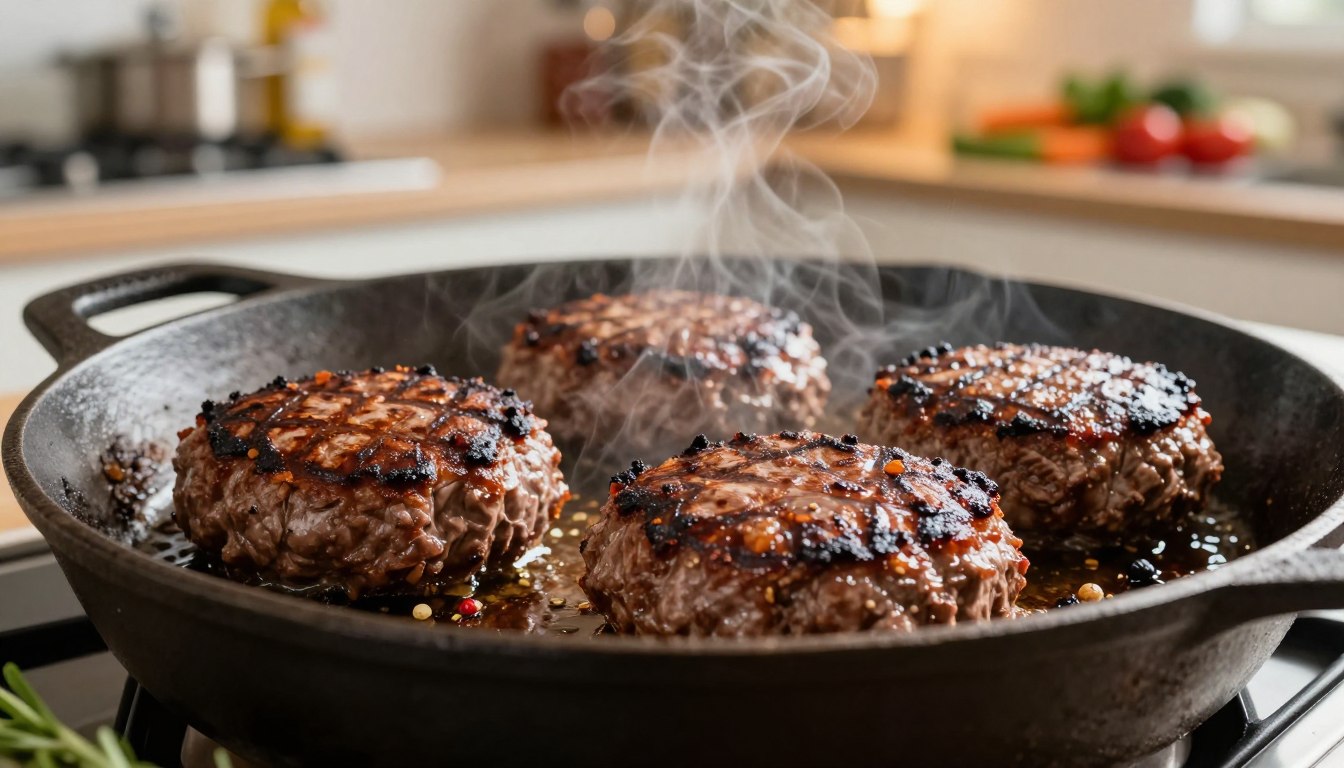 Jak smażyć burgery wołowe