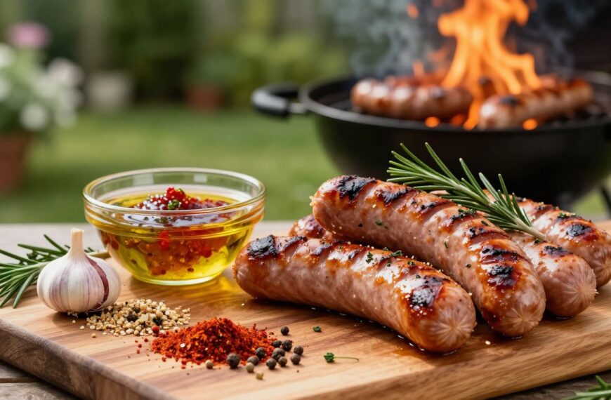 Marynata do kiełbasy na grill – prosty sposób na bardziej aromatyczną i soczystą kiełbasę